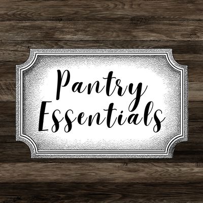 Pantry Essentials