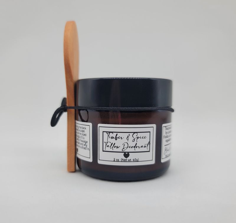 Timber &amp; Spice Detox Tallow Deodorant (1 oz.)