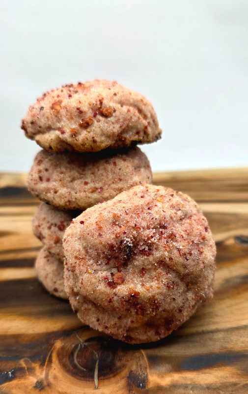 Sourdough Strawberry Sugar Cookies