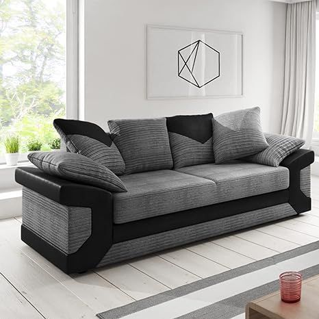 Dino Jumbo Cord 3 Seater Sofa