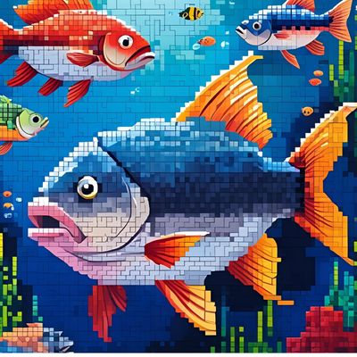 Dein Bild als Pixel Puzzle