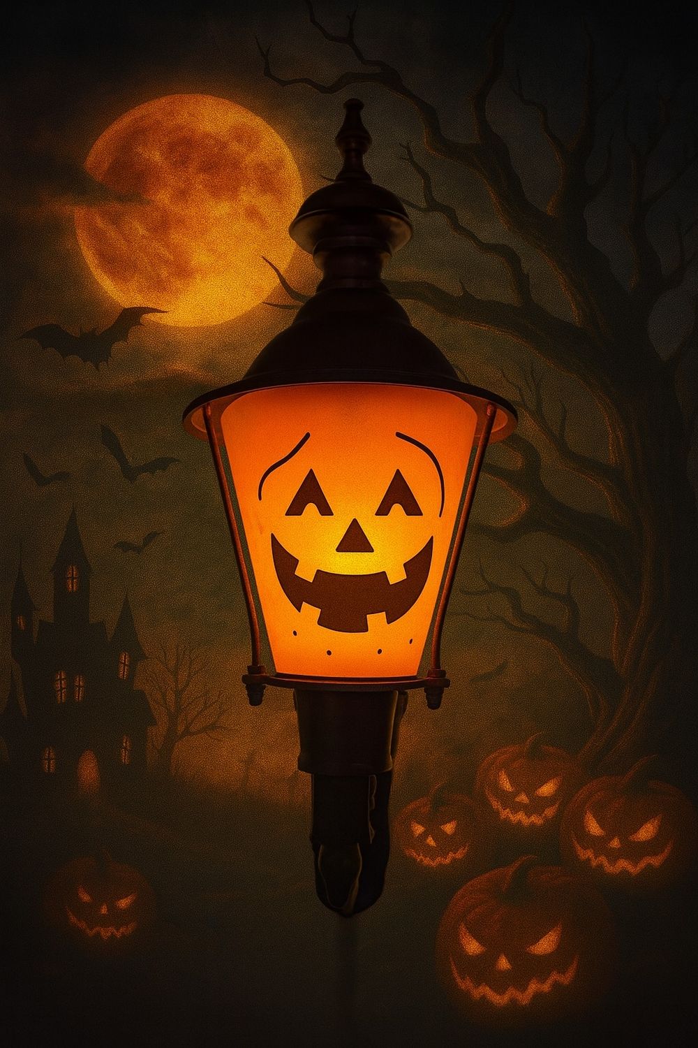 Halloween Lichtschablone