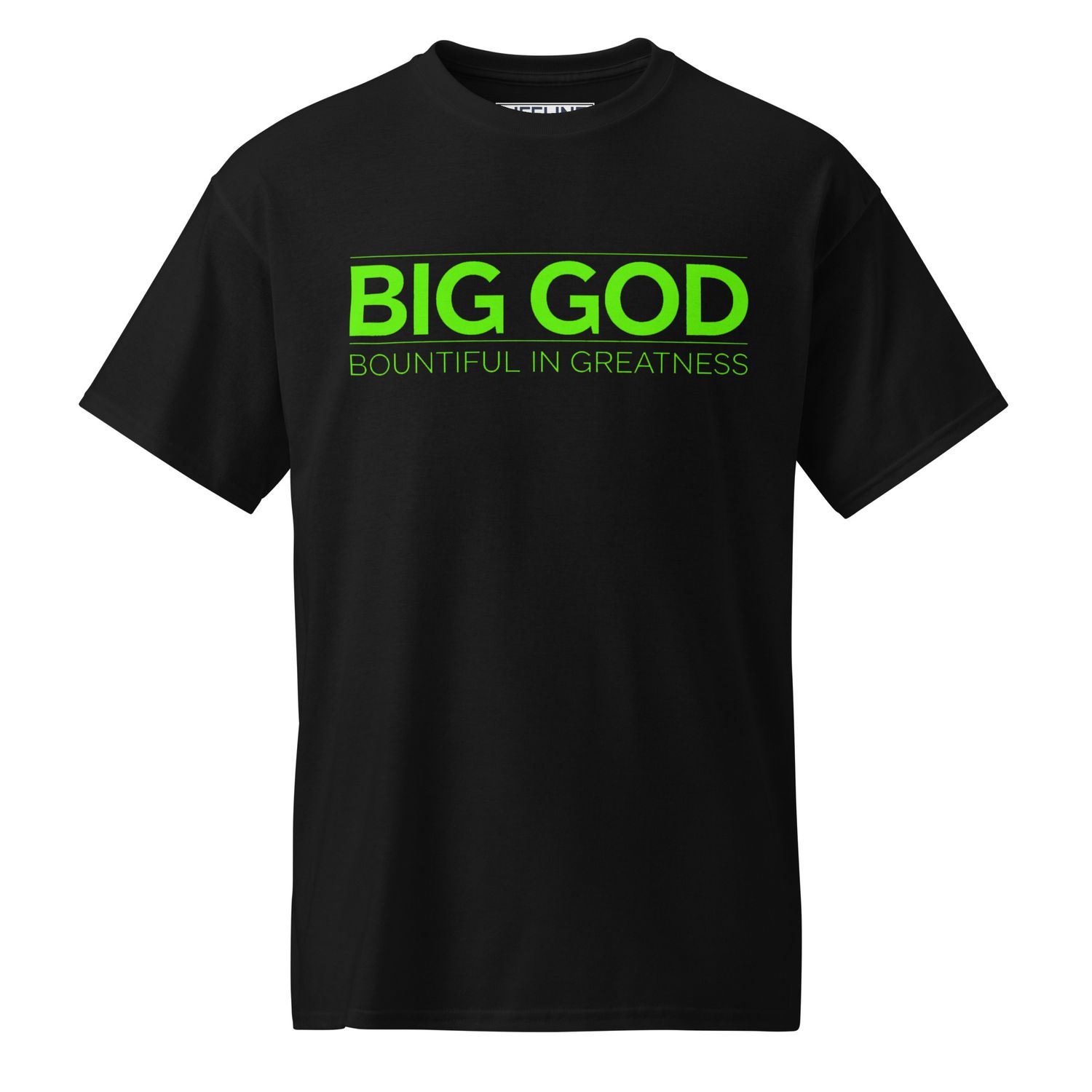BIG GOD COLLECTION - Neon Green DryBlend® T-Shirt