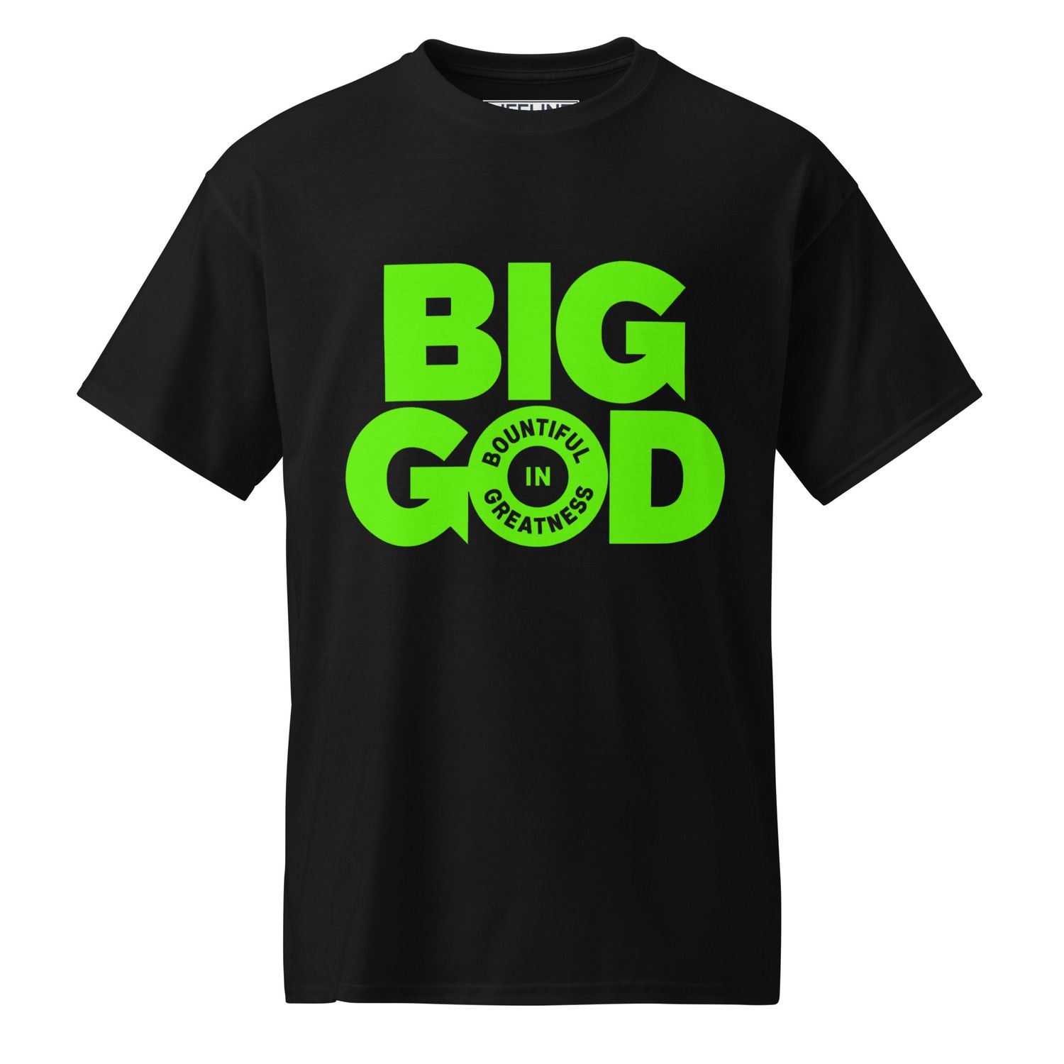 BIG GOD COLLECTION - DTF Bold Lime Green DryBlend® T-Shirt