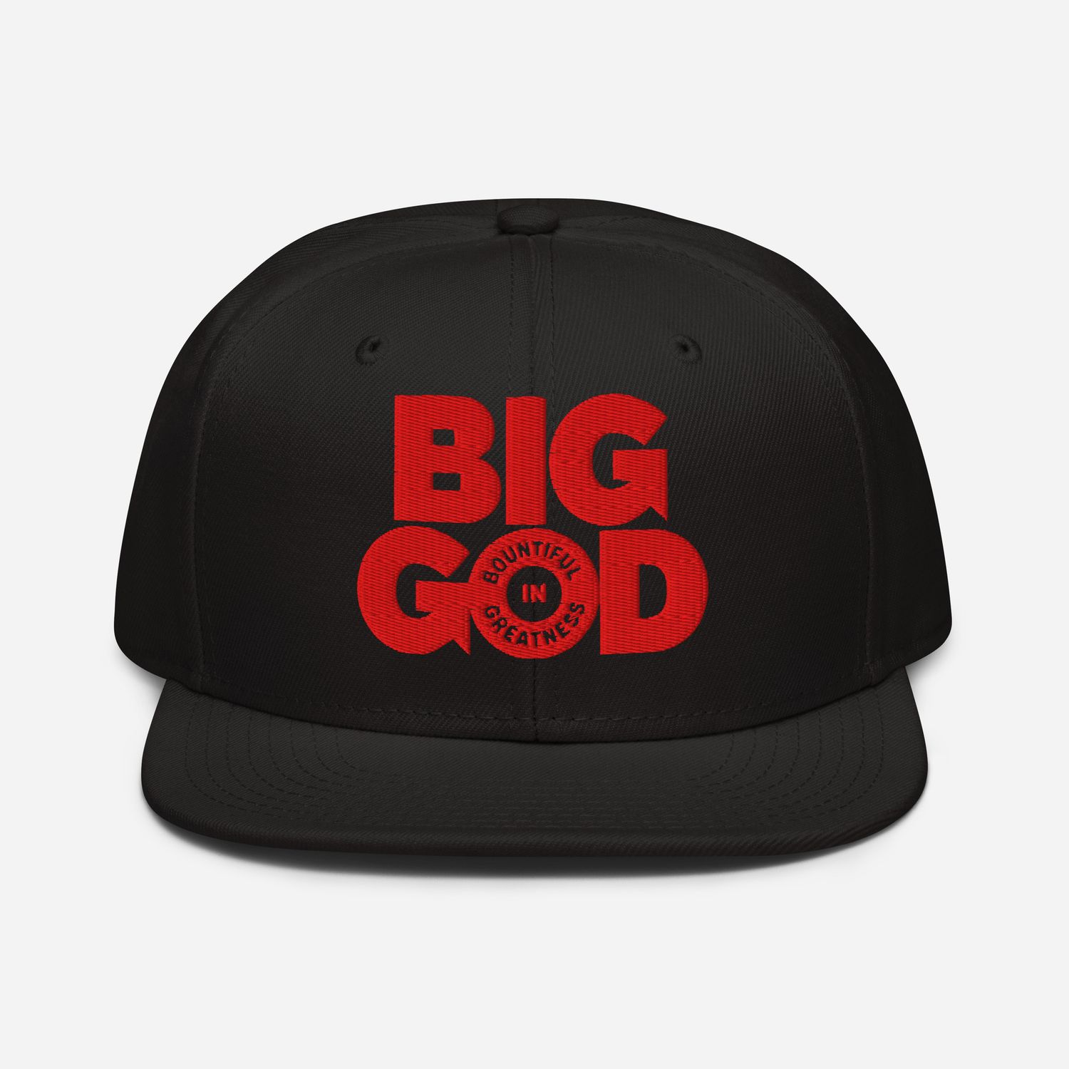 BIG GOD COLLECTION - Snapback Hat Red