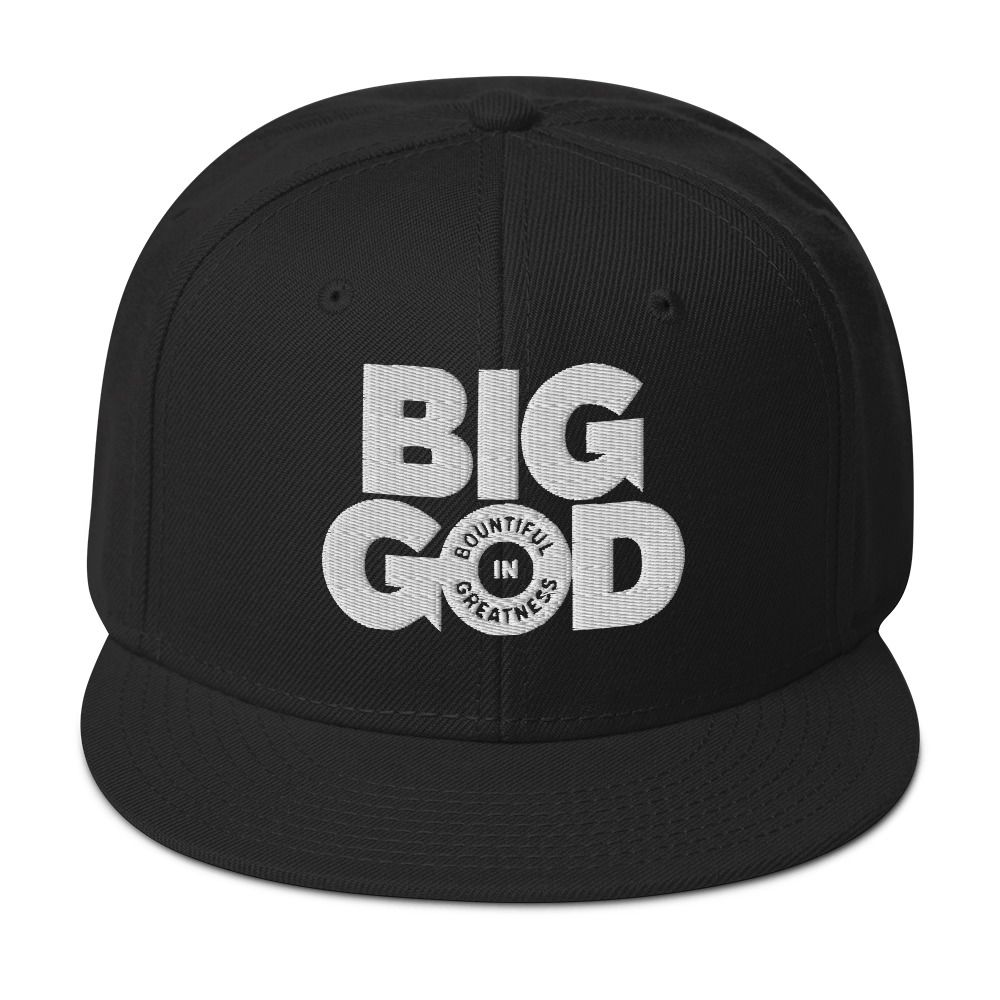BIG GOD COLLECTION - Snapback Hat White