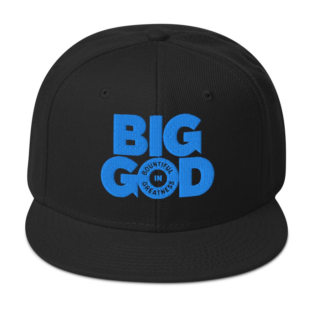 BIG GOD COLLECTION - Snapback Hat Blue