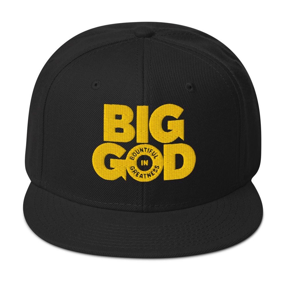BIG GOD COLLECTION - Snapback Hat Yellow
