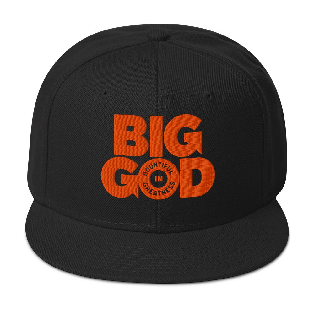 BIG GOD COLLECTION - Snapback Hat Orange