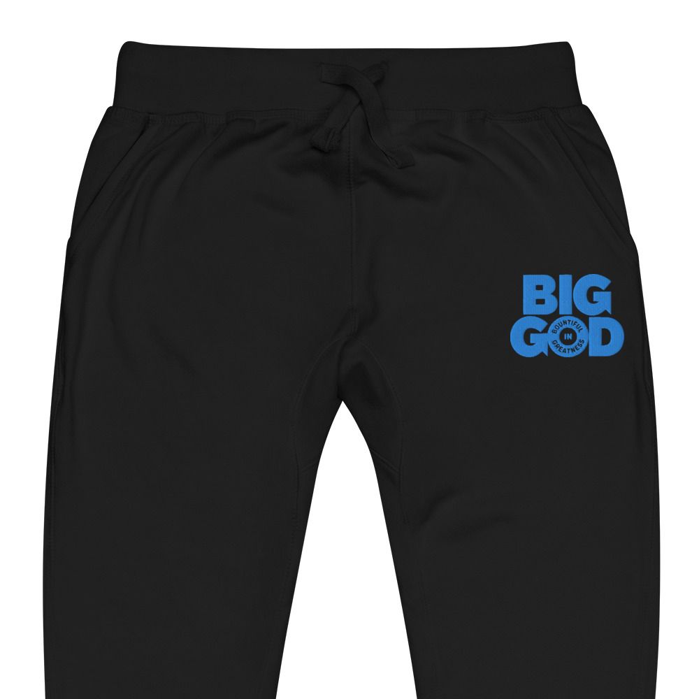 BIG GOD COLLECTION Blue - Unisex fleece sweatpants