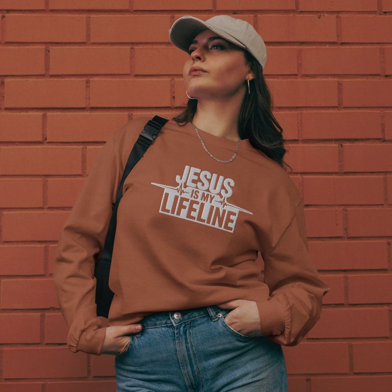 Jesus is my Lifeline - Long Sleeve T-Shirts