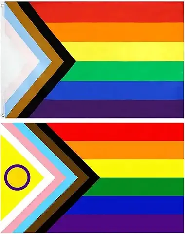 Progress Pride Flag 2 PCS 3x5ft