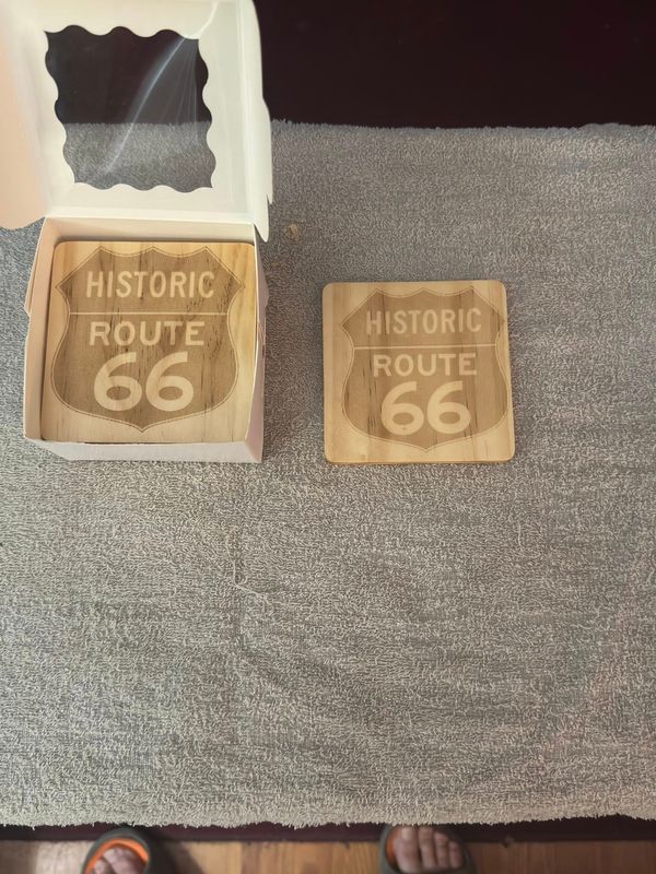 rt 66 coaster set of 6