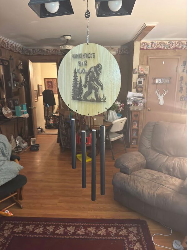 rt 66 sasquatch windchime