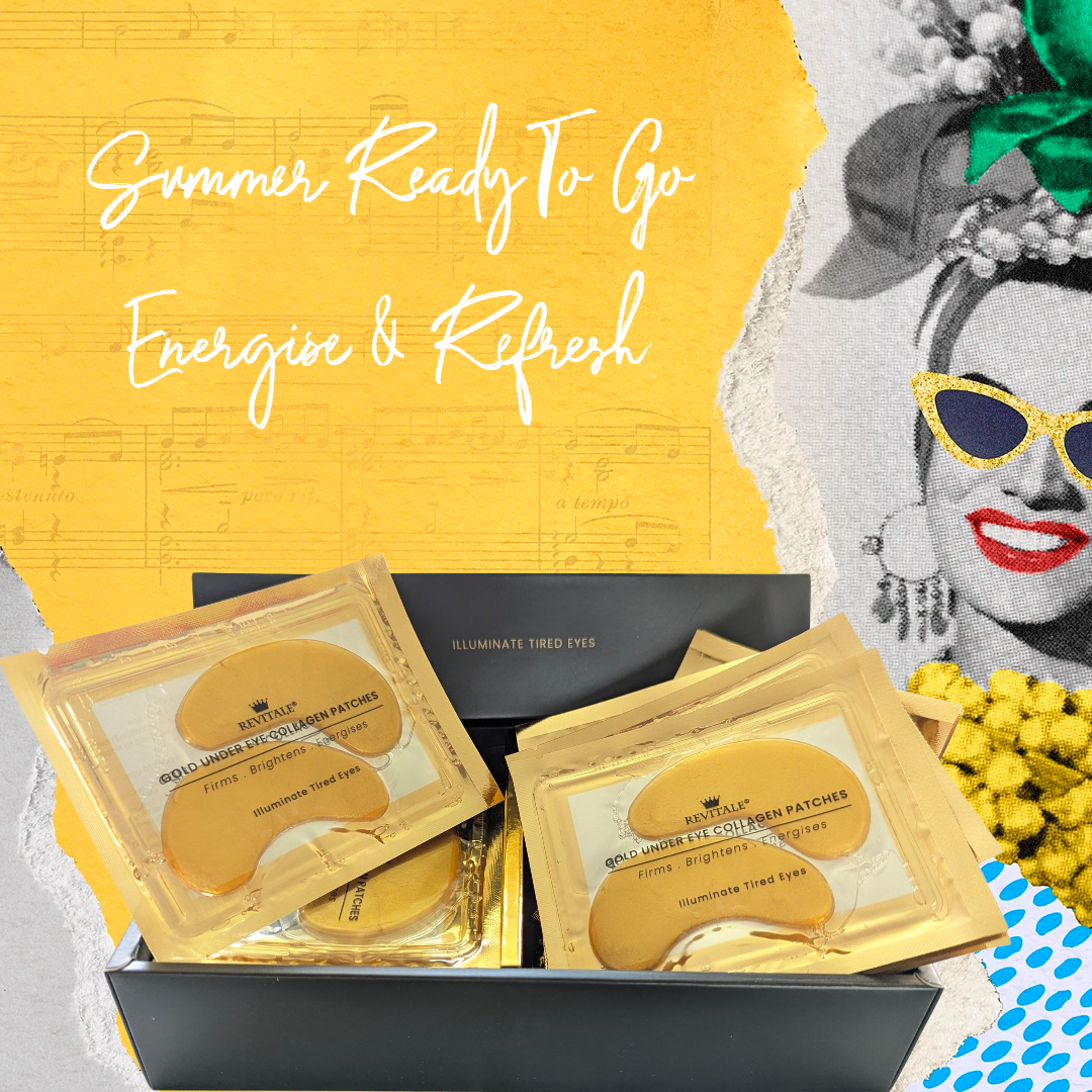  Gold Under Eye Collagen Patches - 3 Pairs