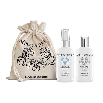Apple &amp; Bears California Body Wash &amp; Lotion  - Travel Set