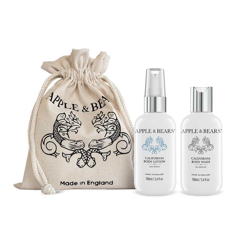 California Body Wash &amp; Lotion Travel Set