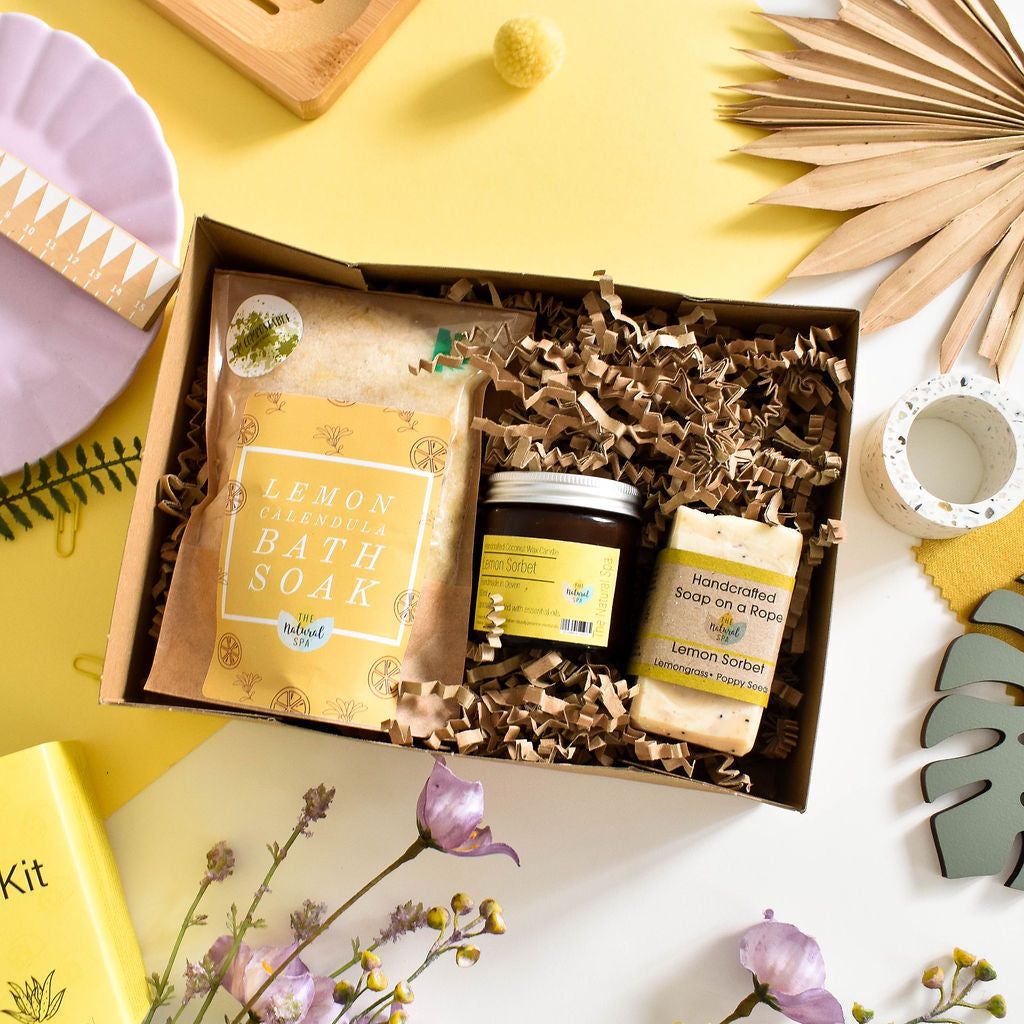 At Home Natural Spa Set - Lemon Sorbet