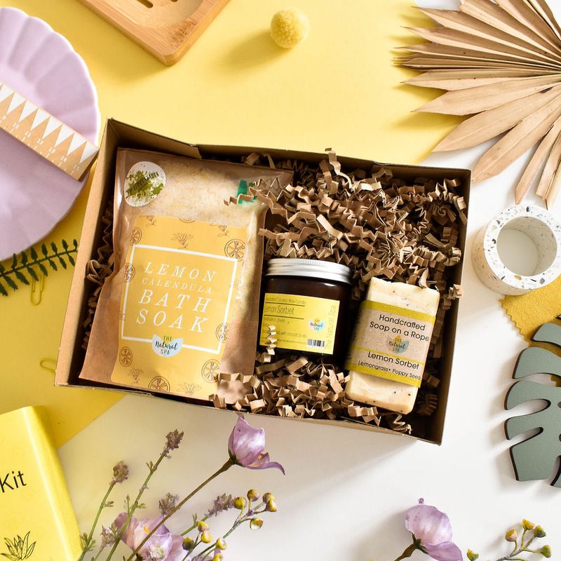 At Home Natural Spa Set - Lemon Sorbet