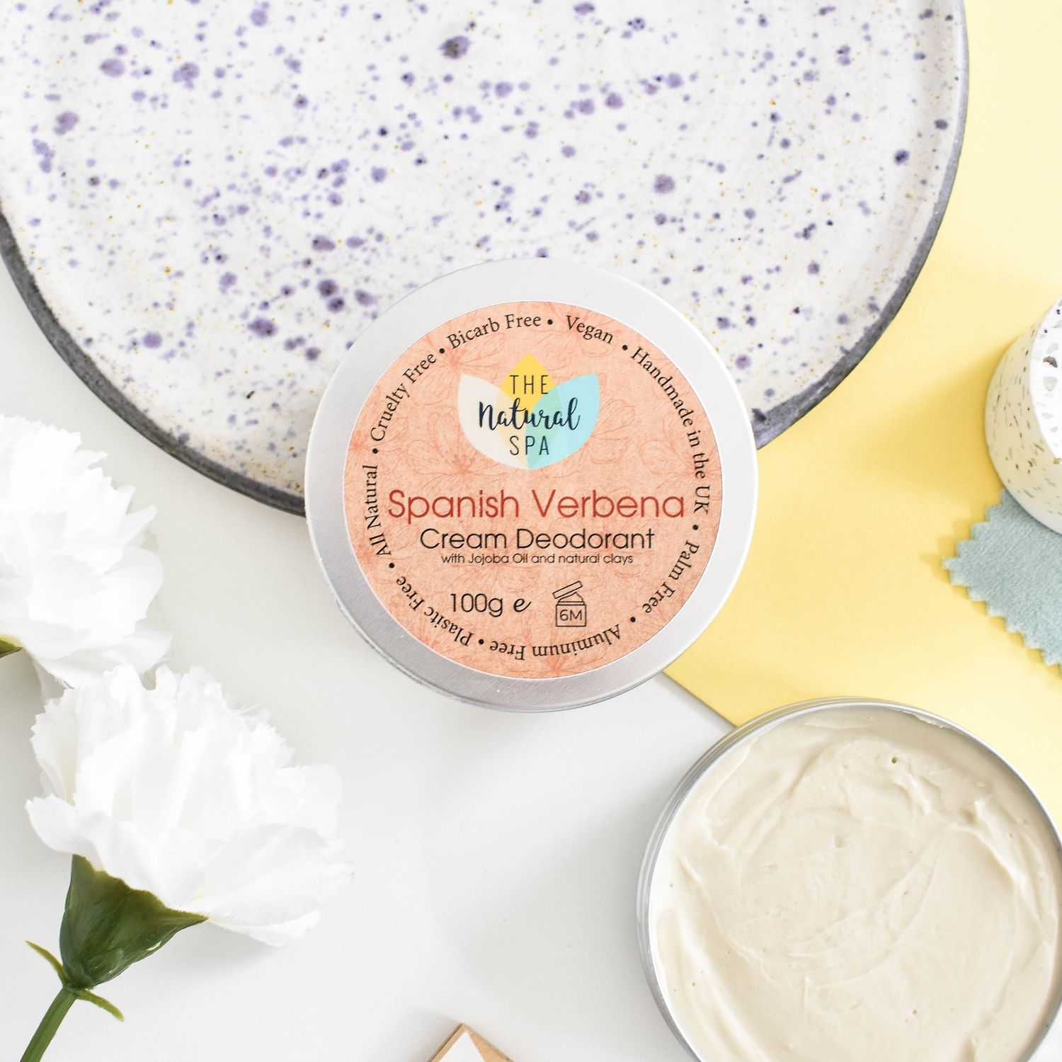 Cream Deodorant Balm -  Spanish Verbena Scent