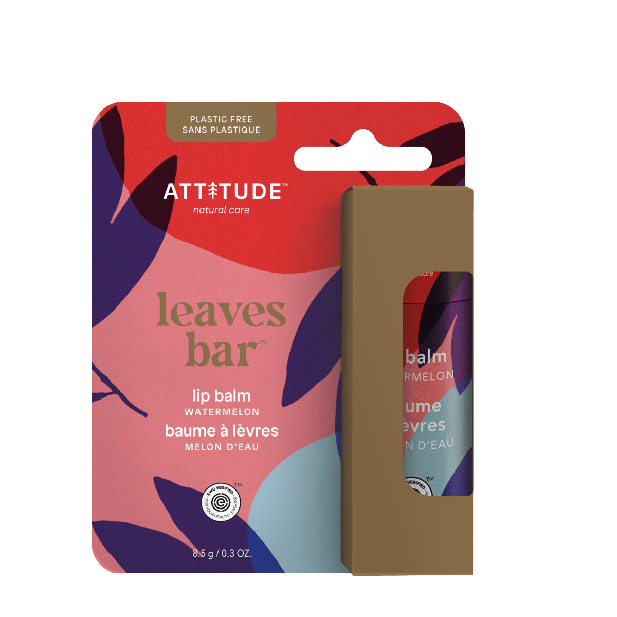 ATTITUDE Super Leaves Lip Balm - Watermelon