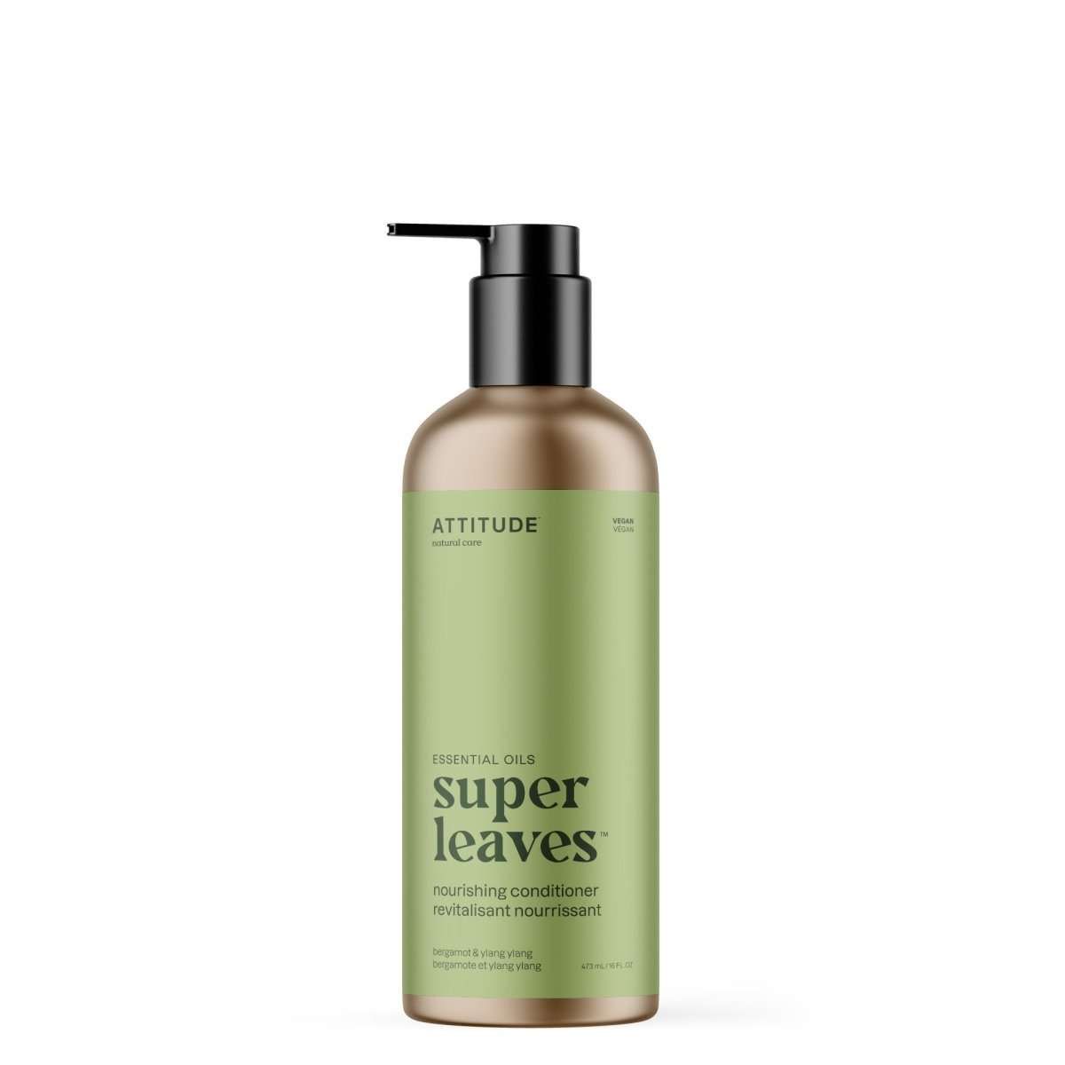 ATTITUDE Essential Oils Super Leaves Nourishing Conditioner - Bergamot &amp; Ylang-Ylang