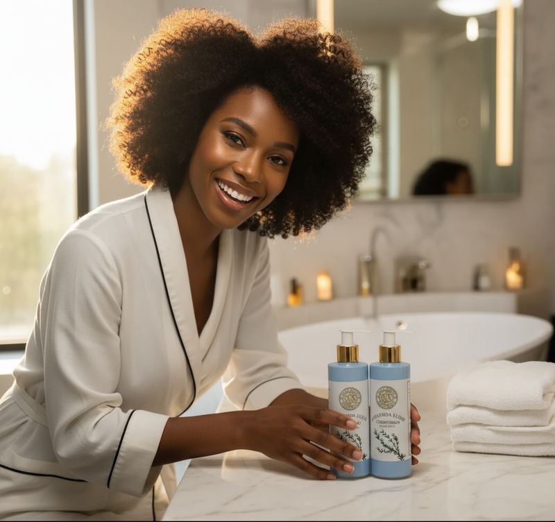 TallChic Naturals AfriVerda Elixir Hair Care Duo