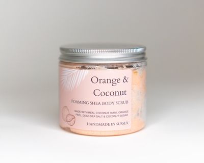 Brighton Rock Workshop Orange &amp; Coconut Whipped Soap Scrub