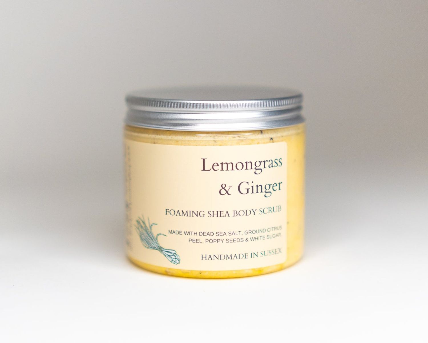 Brighton Rock Workshop Lemongrass &amp; Ginger Whipped Soap Scrub