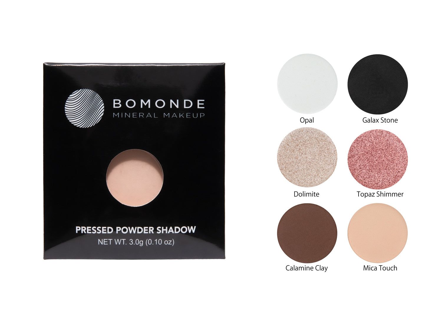 Bomonde Vegan Mineral Eyeshadow Refill | Clean, Toxin-Free, Sustainable Beauty