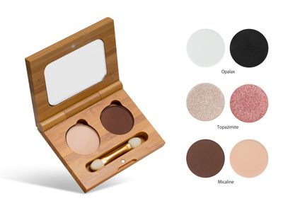 Bomonde Vegan Mineral Eyeshadow Duo | Clean, Toxin-Free Sustainable Beauty