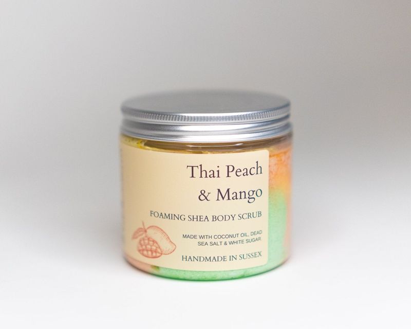 Thai Peach &amp; Mango Whipped Soap Scrub