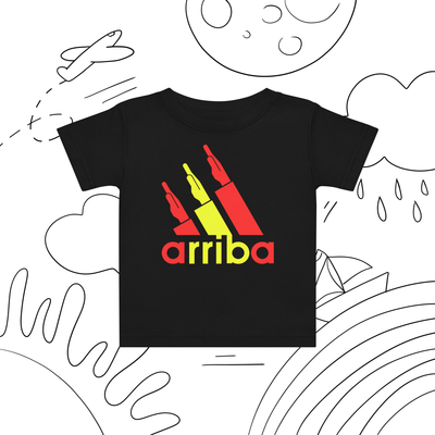 Camiseta bebé varios colores (6 a 24 meses) [&quot;arriba&quot; rojigualda]