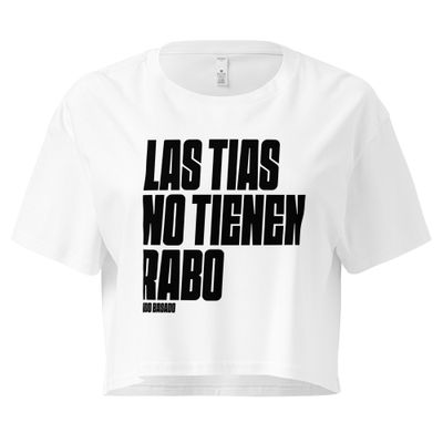 Top corto varios colores (crop top) [&quot;las tias...&quot; negro]