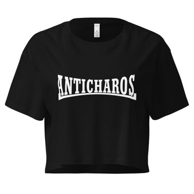 Top corto varios colores (crop top) [&quot;Anticharos&quot; blanco]