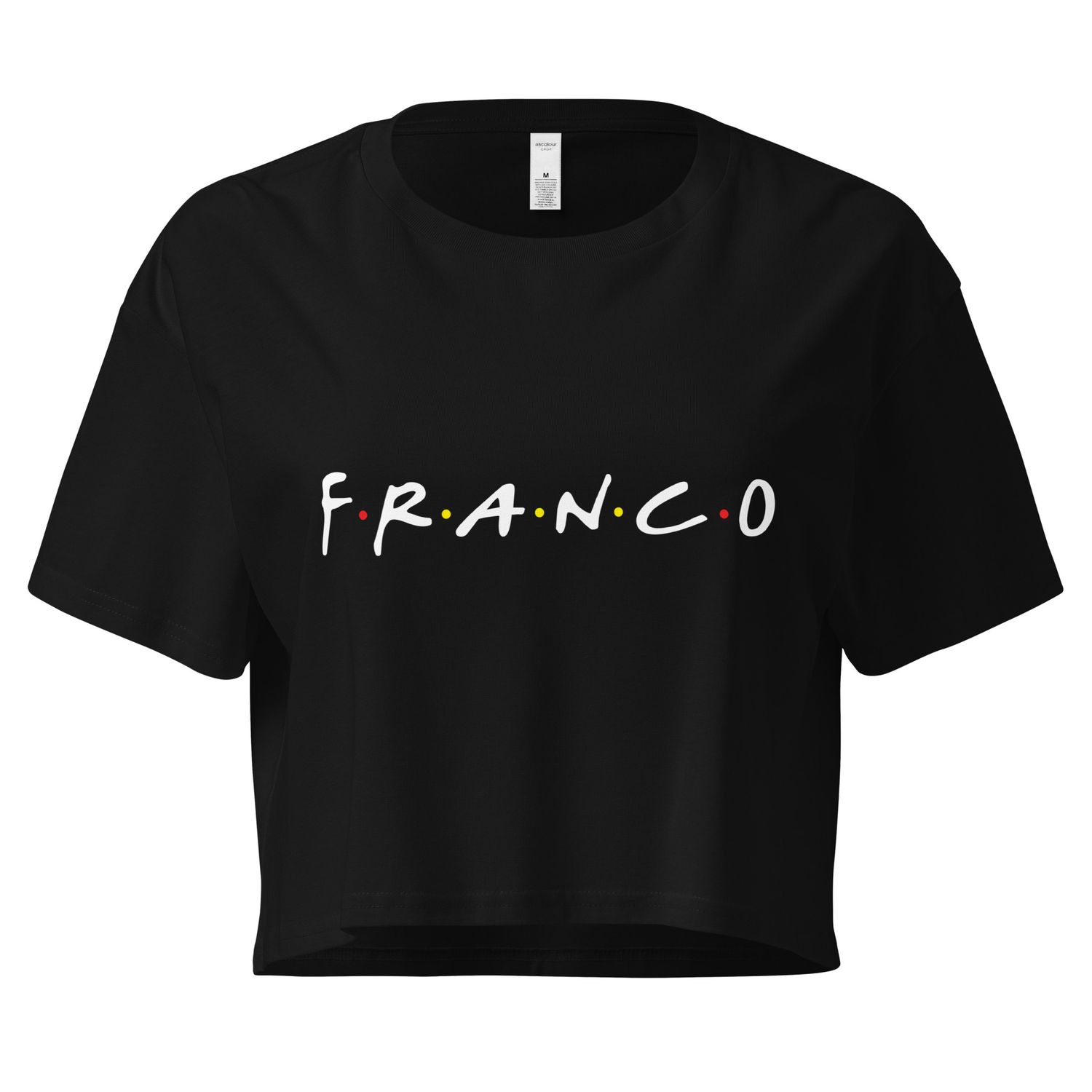 Top corto varios colores (crop top) [&quot;arriba&quot; blanco]