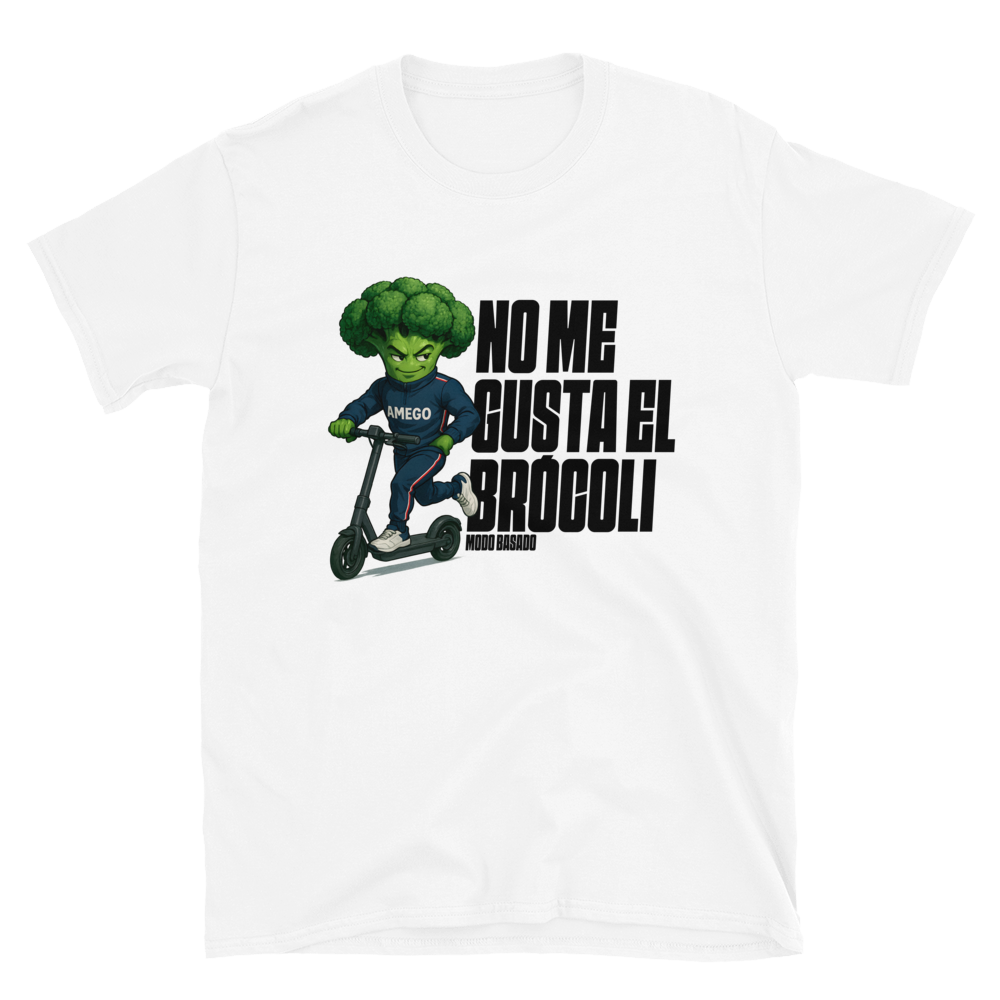 Camiseta blanca &quot;NO ME GUSTA EL BRÓCOLI&quot;