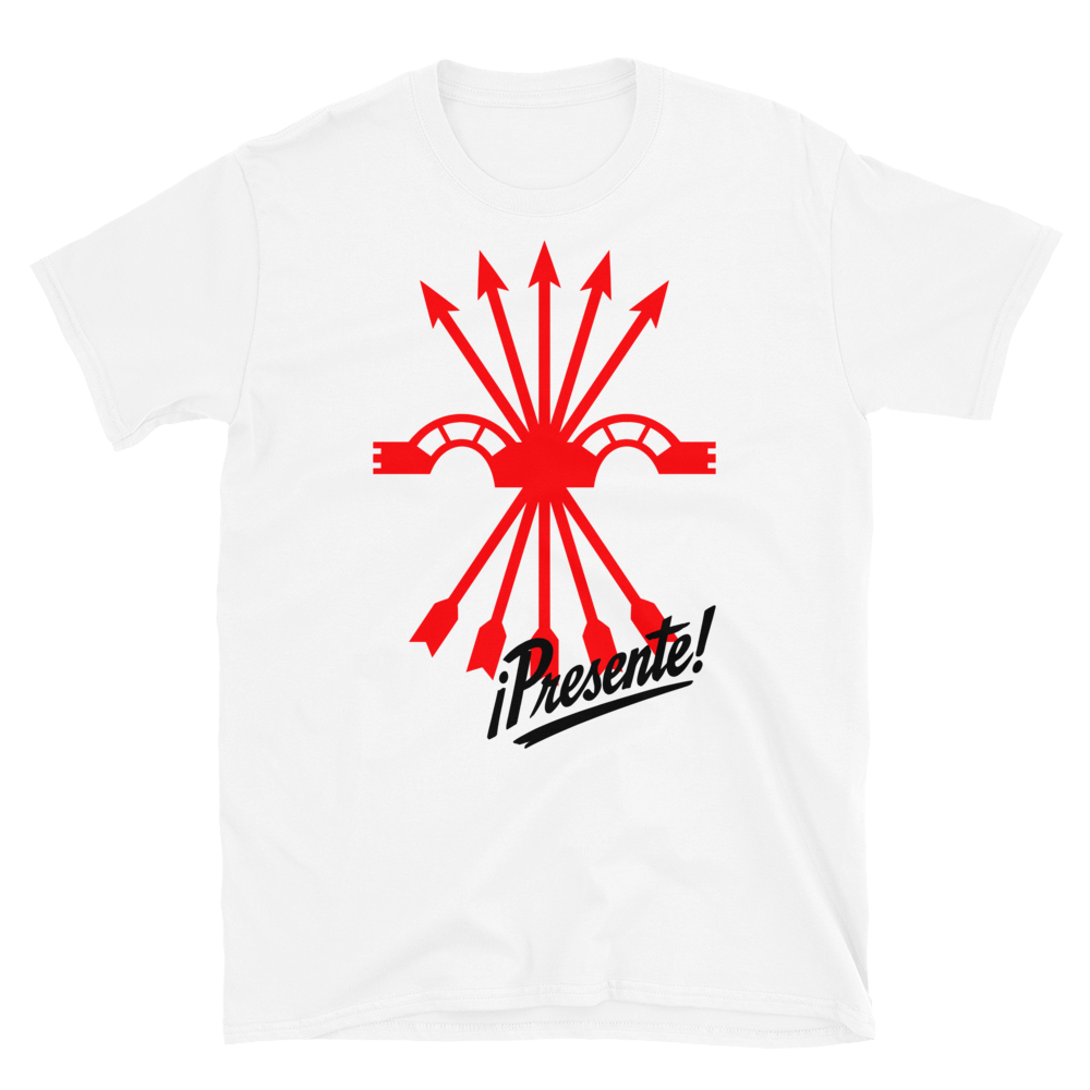 Camiseta blanca &quot;¡Presente!&quot;