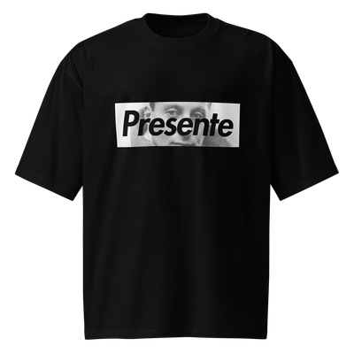 Camiseta oversize negra [&quot;Presente&quot; JAPDR]