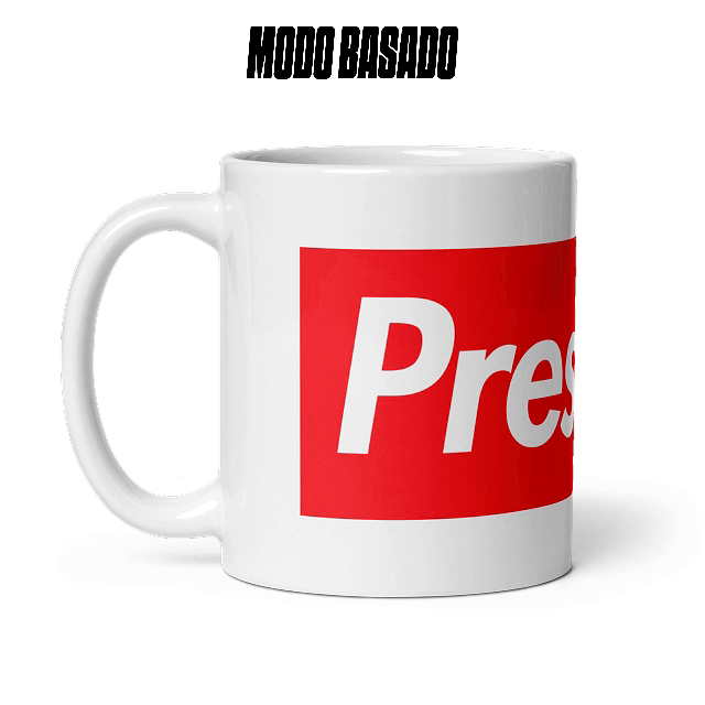 Taza blanca &quot;Presente&quot;