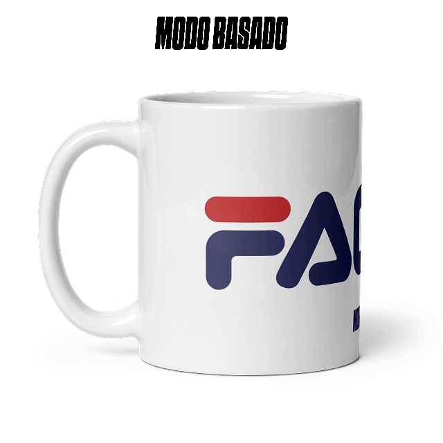 Taza blanca &quot;FACHA&quot;