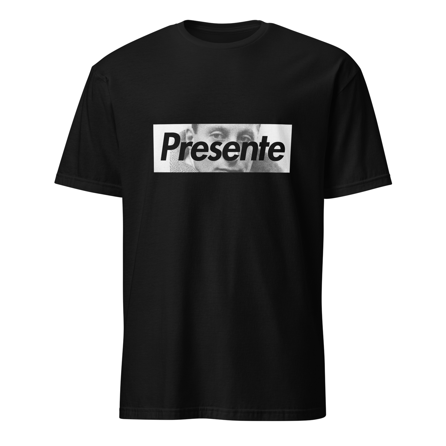 Camiseta negra [&quot;Presente&quot; JAPDR]