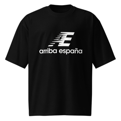Camiseta oversize negra &quot;AE&quot;