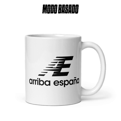 Taza blanca &quot;AE&quot;