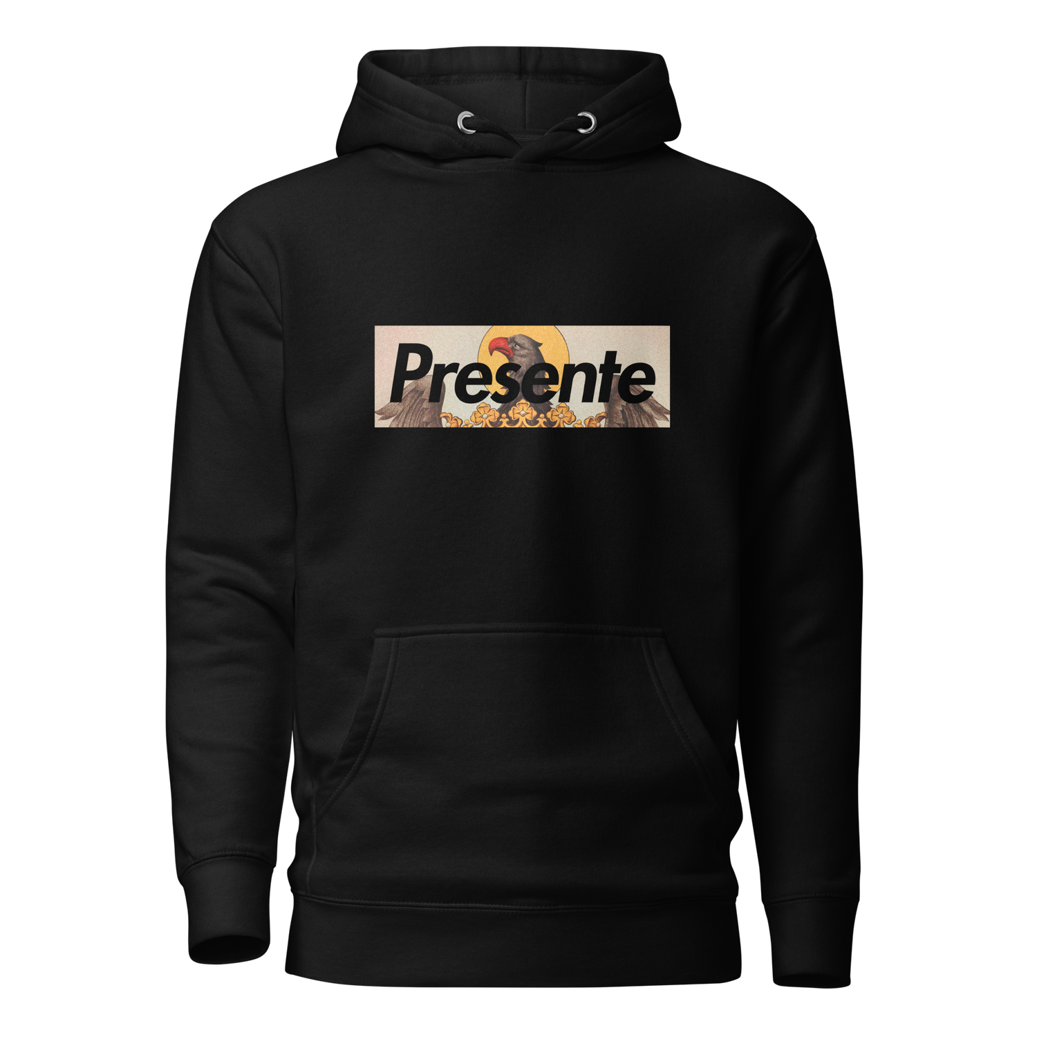 Sudadera negra &quot;presente&quot; águila