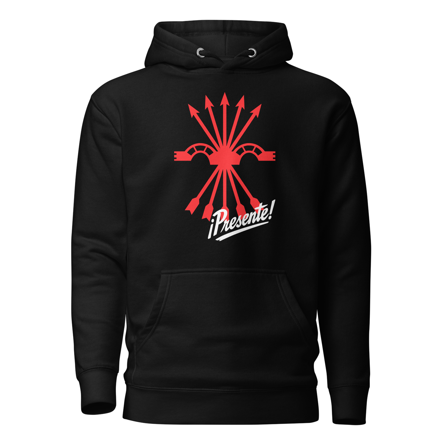 Sudadera negra &quot;¡Presente!&quot;