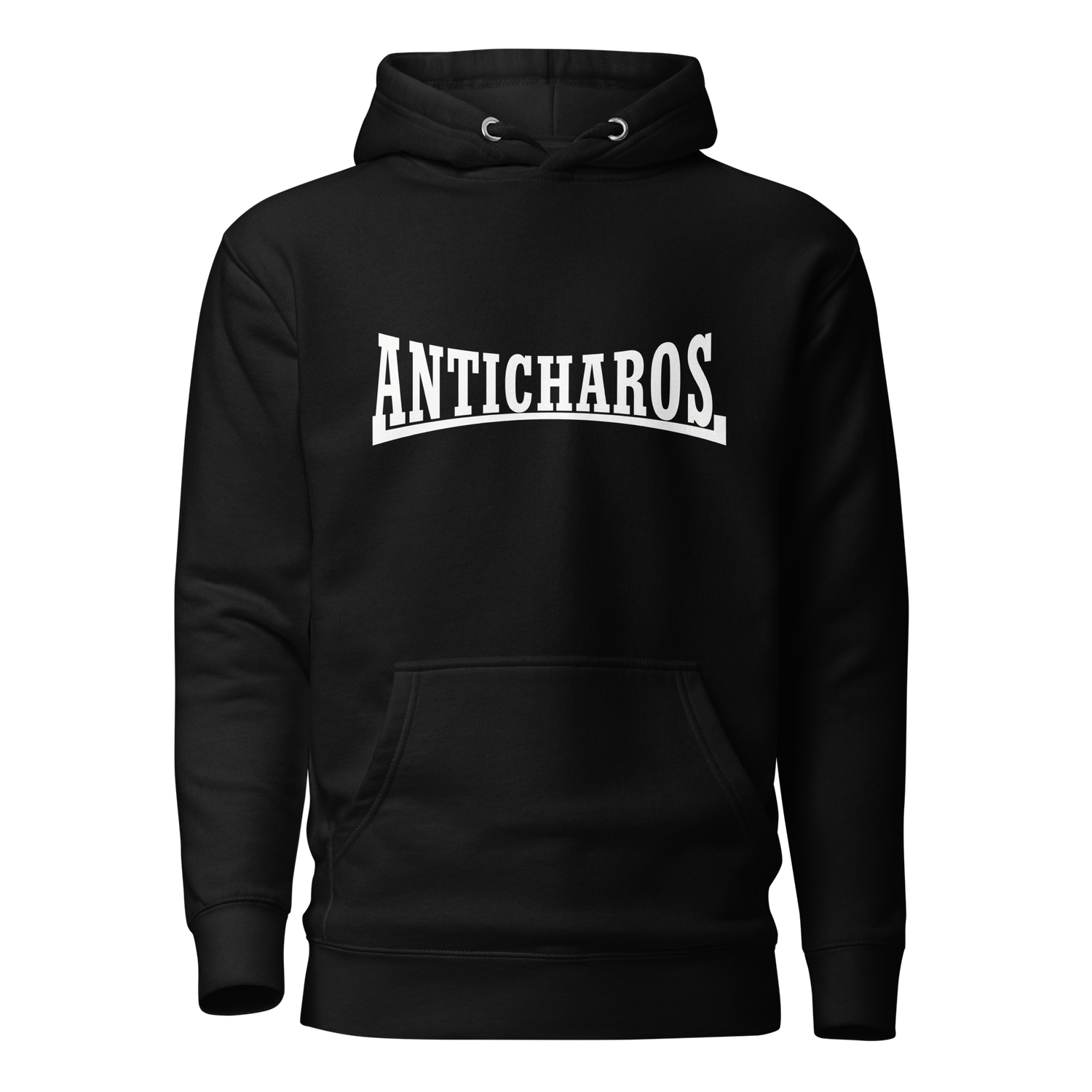 Sudadera negra &quot;Anticharos&quot;