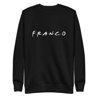 Suéter negro "F·R·A·N·C·O"