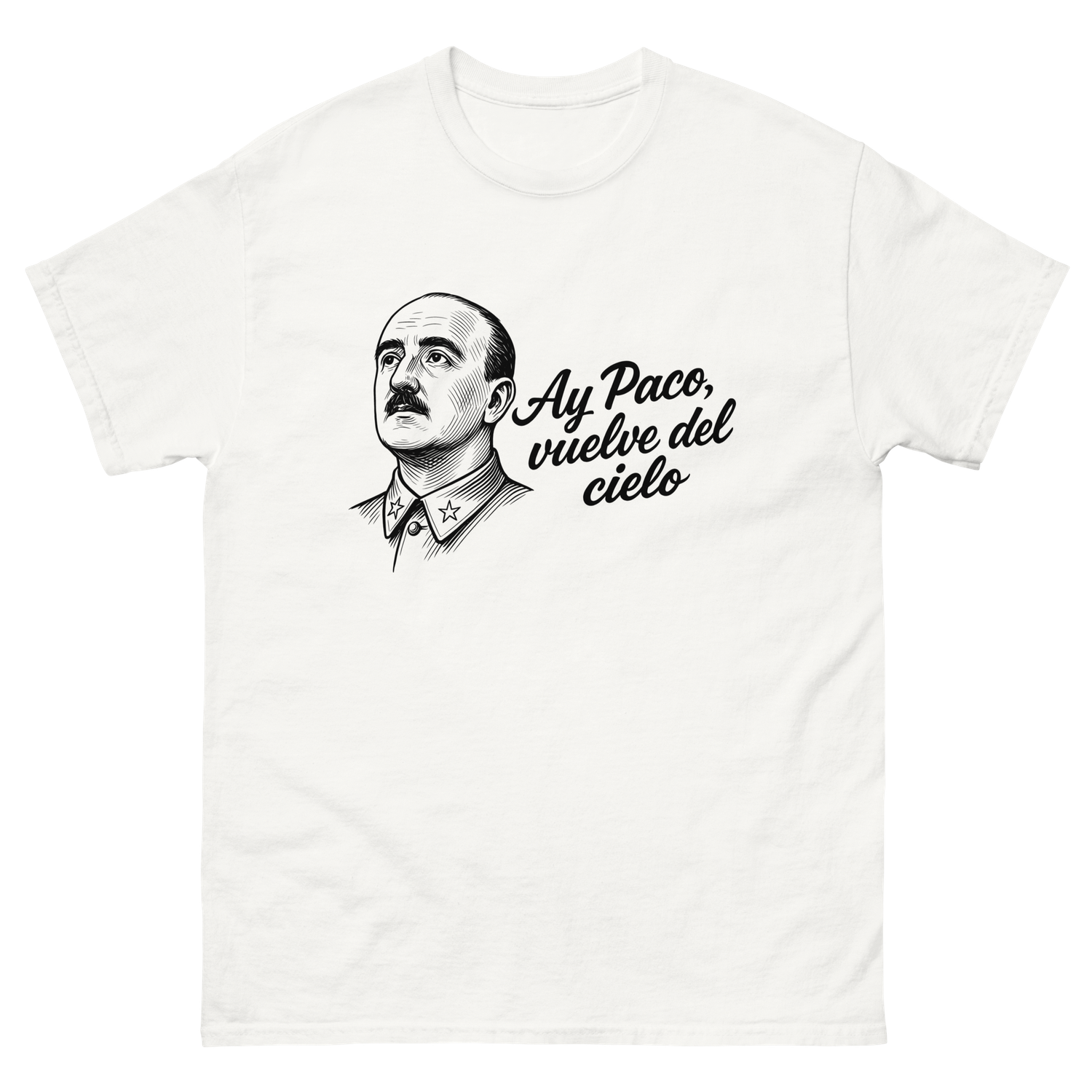 Camiseta blanca &quot;Ay Paco&quot;