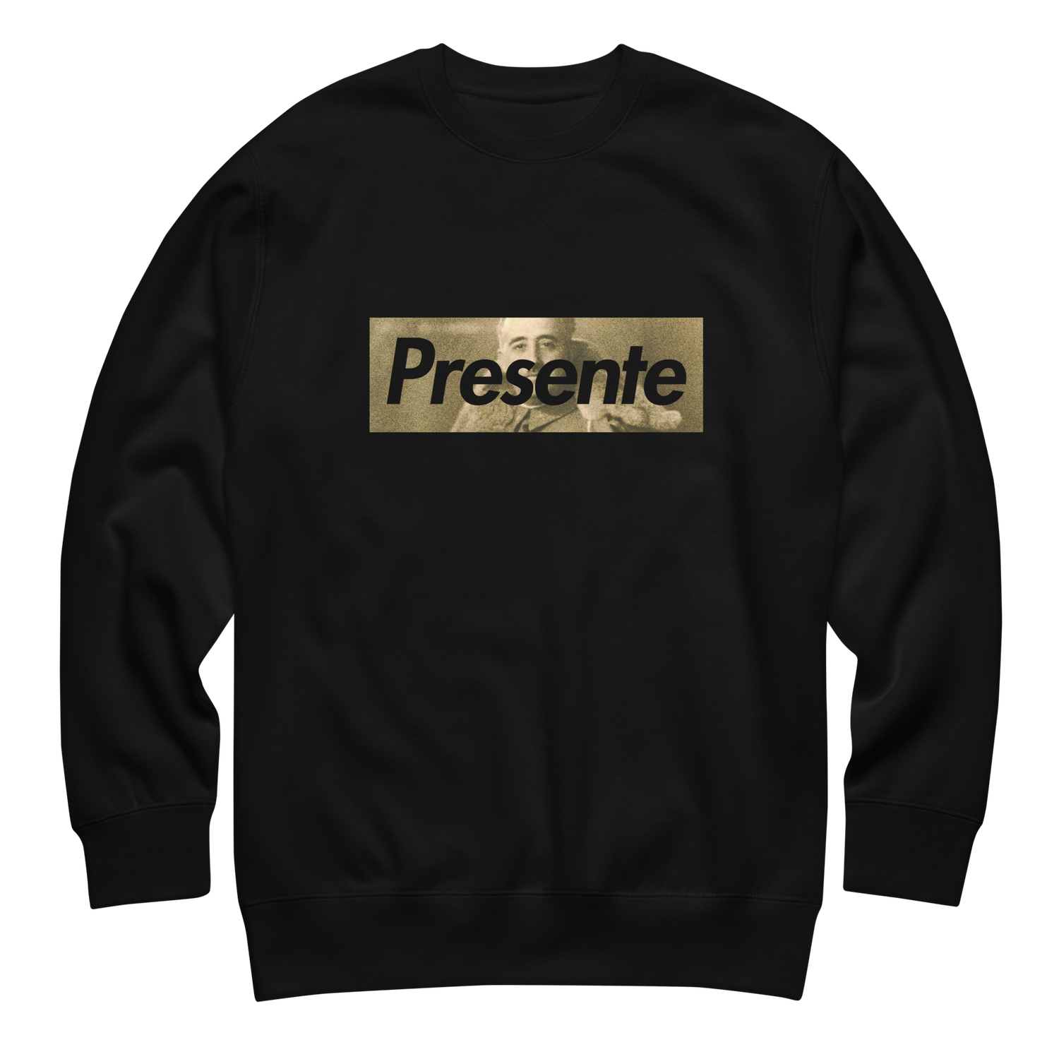 Suéter negro "presente" Franco